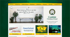 Desktop Screenshot of coaldalechristianschool.com